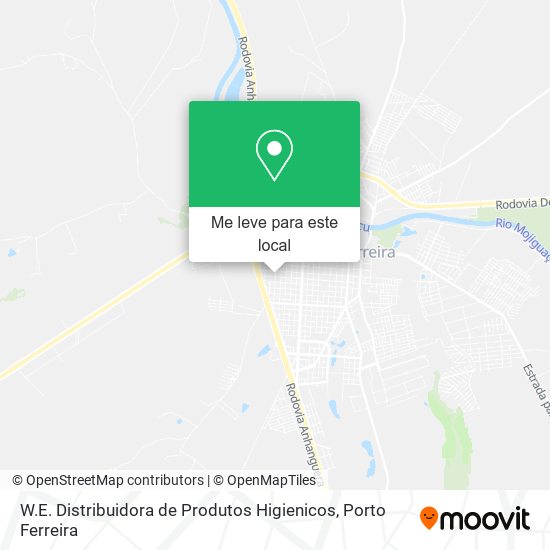 W.E. Distribuidora de Produtos Higienicos mapa