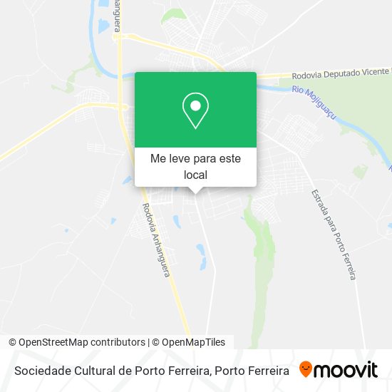 Sociedade Cultural de Porto Ferreira mapa