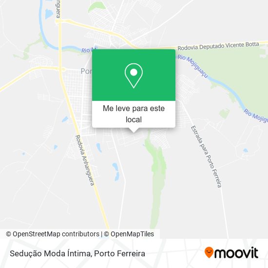 Sedução Moda Íntima mapa