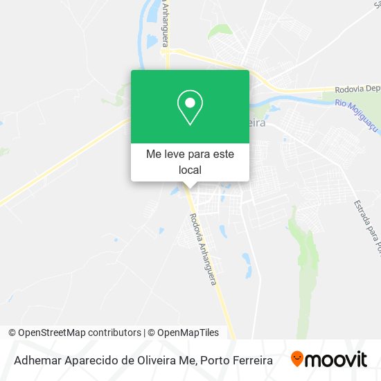 Adhemar Aparecido de Oliveira Me mapa