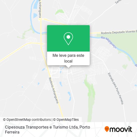 Cipesouza Transportes e Turismo Ltda mapa