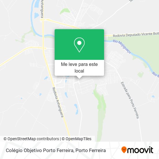 Colégio Objetivo Porto Ferreira mapa