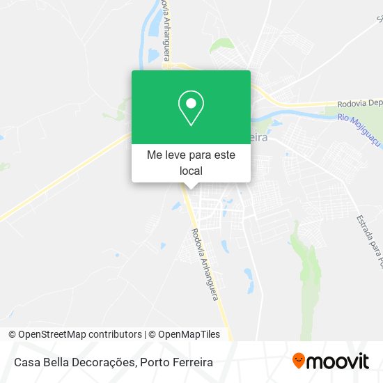 Casa Bella Decorações mapa
