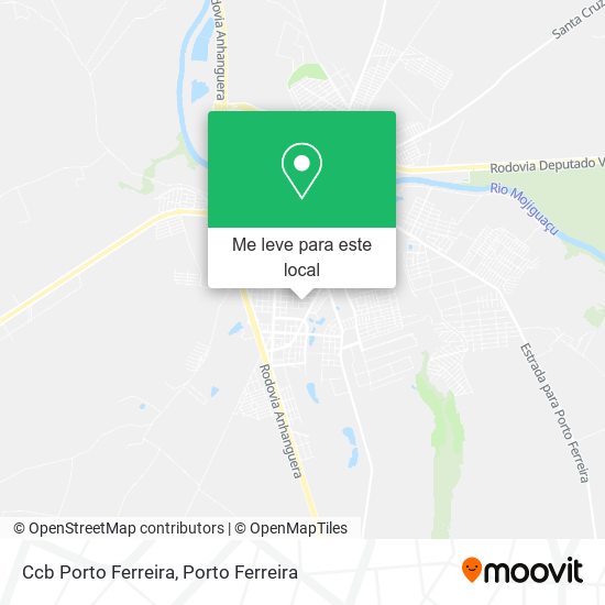 Ccb Porto Ferreira mapa