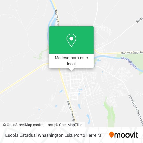 Escola Estadual Whashington Luiz mapa