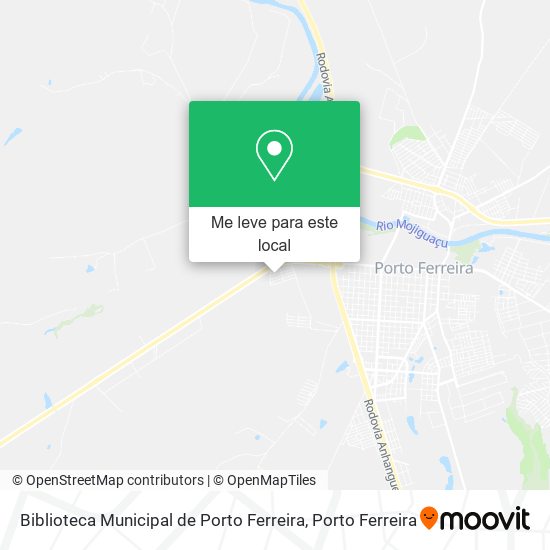 Biblioteca Municipal de Porto Ferreira mapa