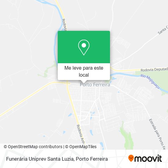 Funerária Uniprev Santa Luzia mapa