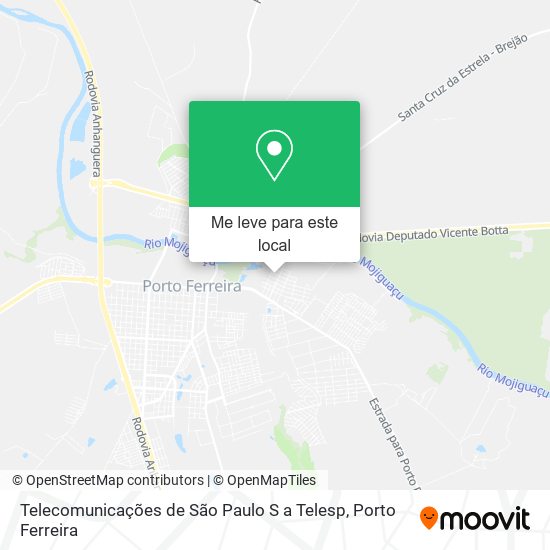 Telecomunicações de São Paulo S a Telesp mapa