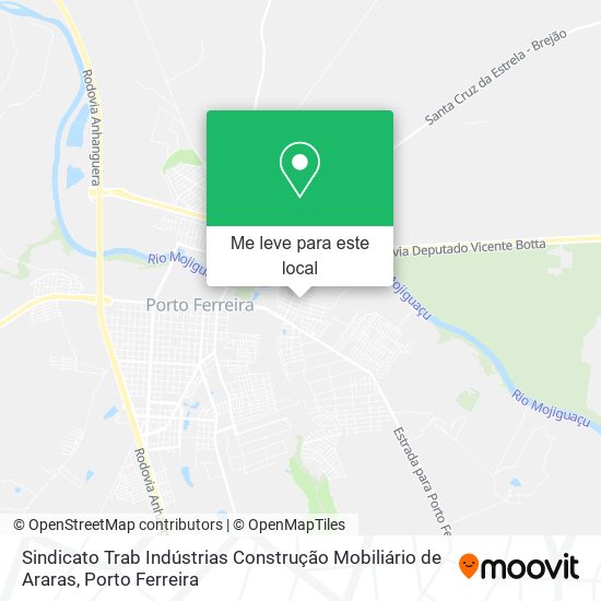 Sindicato Trab Indústrias Construção Mobiliário de Araras mapa