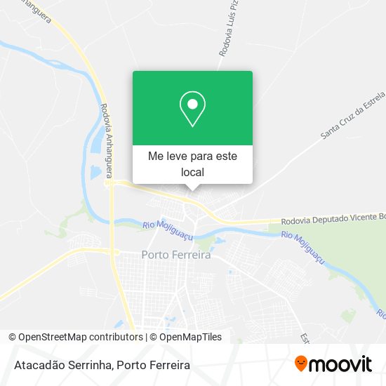 Atacadão Serrinha mapa