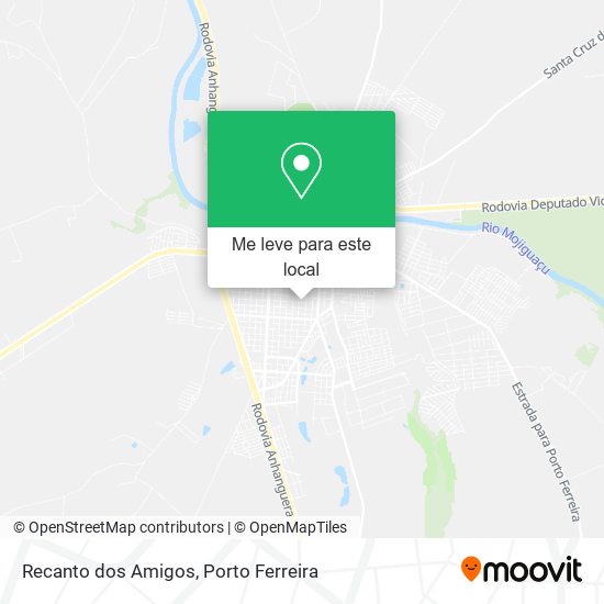 Recanto dos Amigos mapa