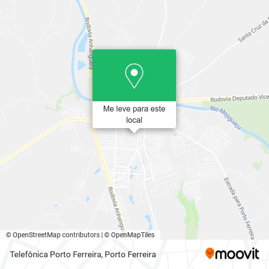 Telefônica Porto Ferreira mapa