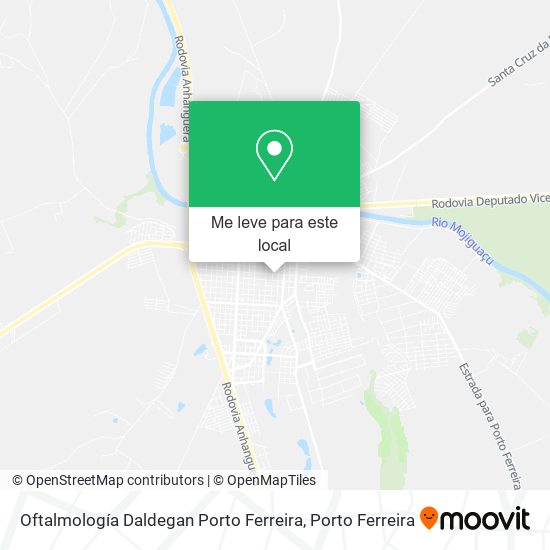 Oftalmología Daldegan Porto Ferreira mapa