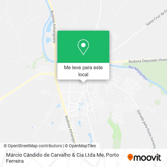Márcio Cândido de Carvalho & Cia Ltda Me mapa