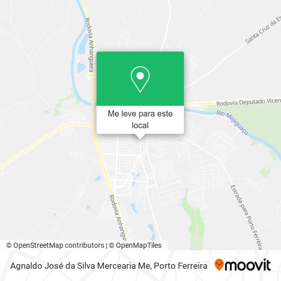 Agnaldo José da Silva Mercearia Me mapa