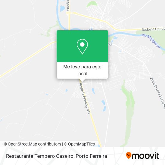 Restaurante Tempero Caseiro mapa