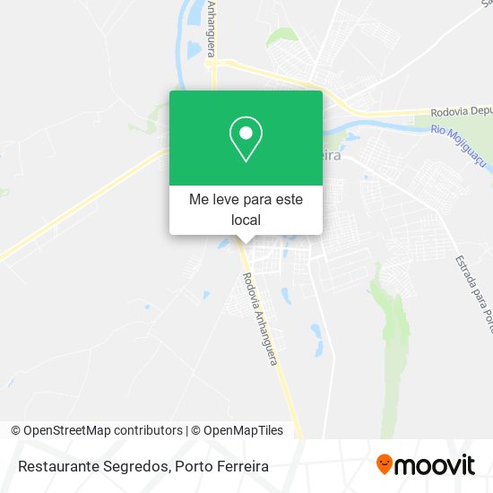 Restaurante Segredos mapa