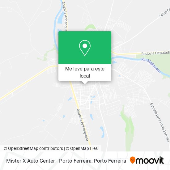 Mister X Auto Center - Porto Ferreira mapa