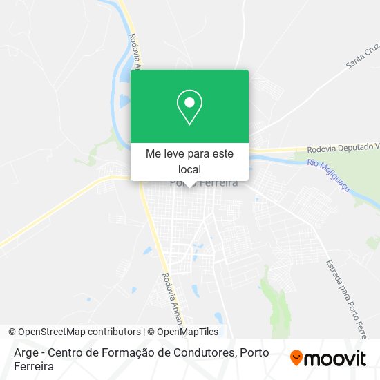 Arge - Centro de Formação de Condutores mapa