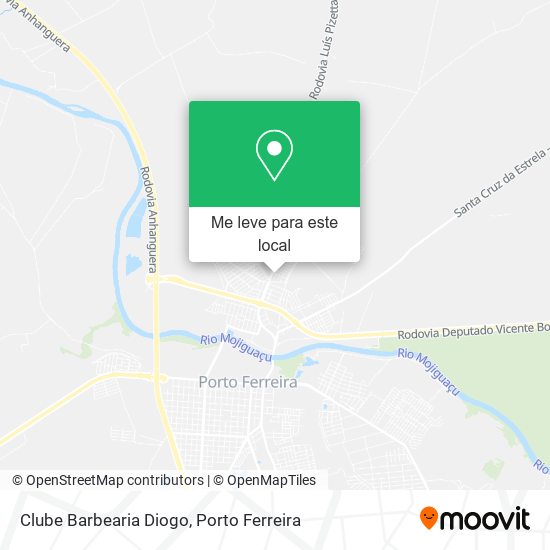 Clube Barbearia Diogo mapa