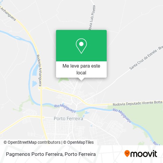 Pagmenos Porto Ferreira mapa