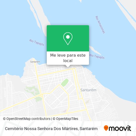 Cemitério Nossa Senhora Dos Mártires mapa