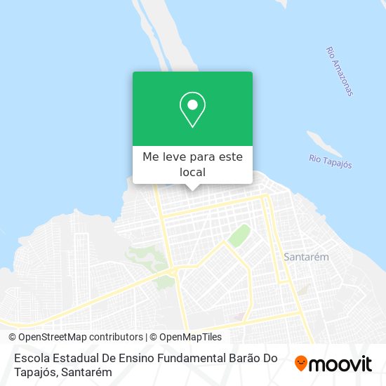 Escola Estadual De Ensino Fundamental Barão Do Tapajós mapa