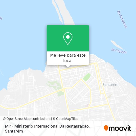 Mir - Ministério Internacional Da Restauração mapa