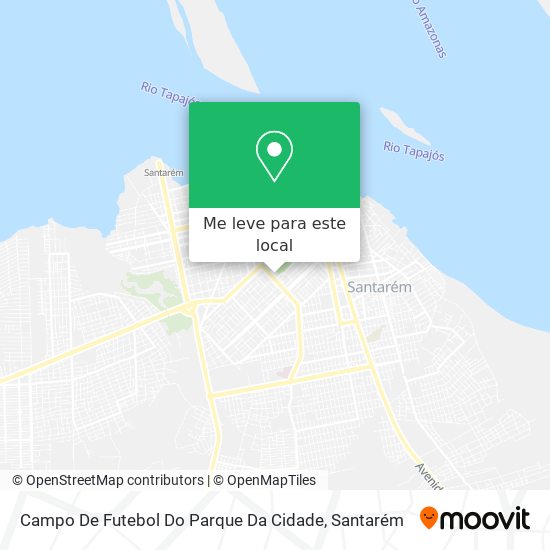 Campo De Futebol Do Parque Da Cidade mapa