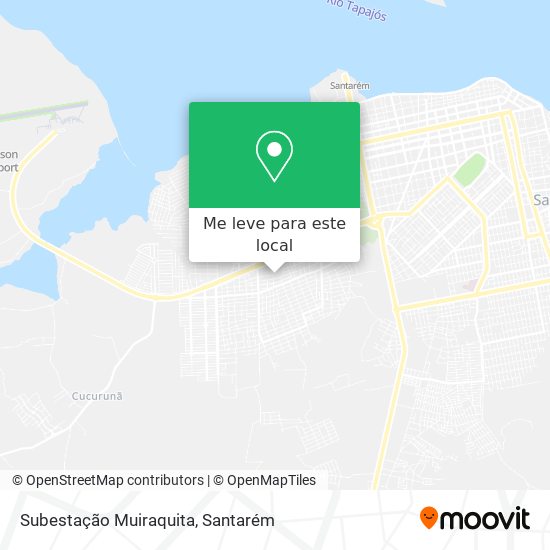 Subestação Muiraquita mapa