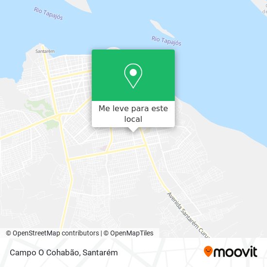 Campo O Cohabão mapa