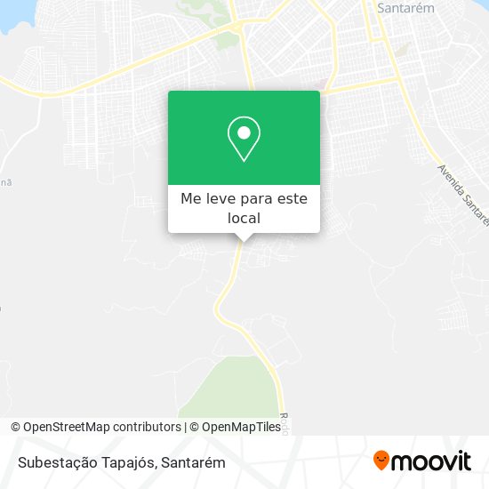 Subestação Tapajós mapa