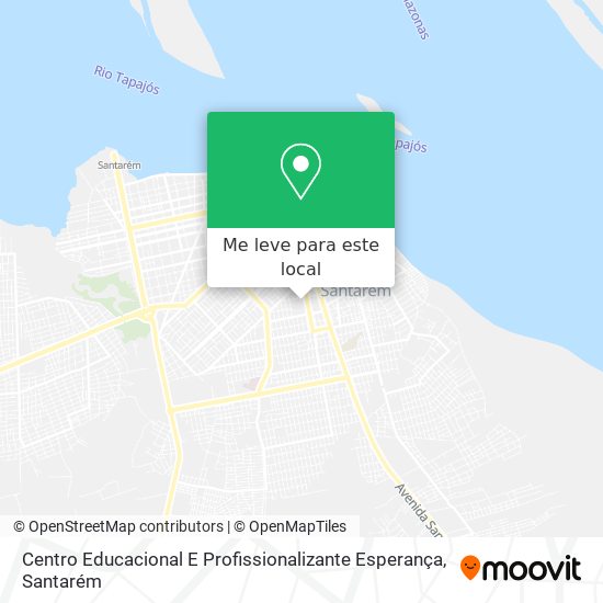 Centro Educacional E Profissionalizante Esperança mapa