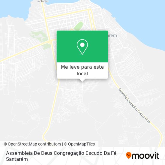 Assembleia De Deus Congregação Escudo Da Fé mapa