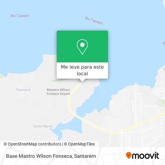 Base Mastro Wilson Fonseca mapa