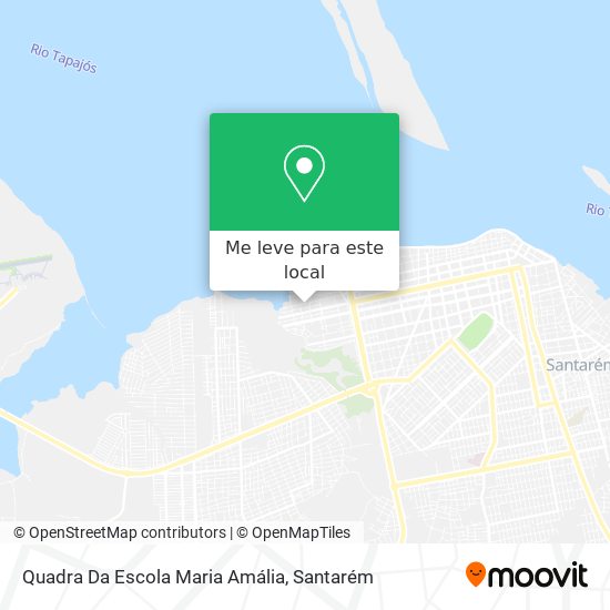 Quadra Da Escola Maria Amália mapa