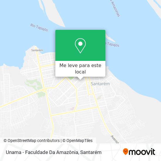 Unama - Faculdade Da Amazônia mapa