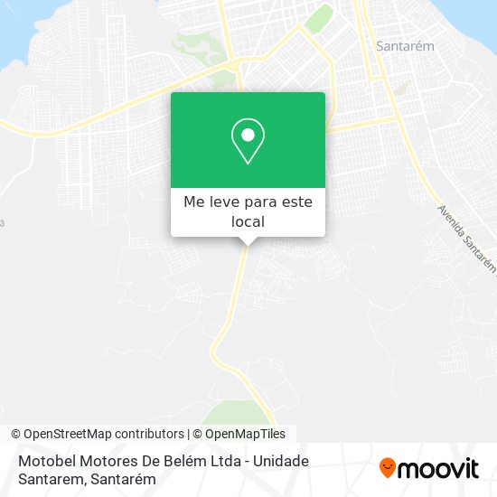 Motobel Motores De Belém Ltda - Unidade Santarem mapa
