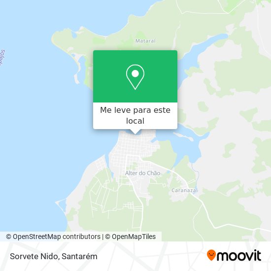 Sorvete Nido mapa