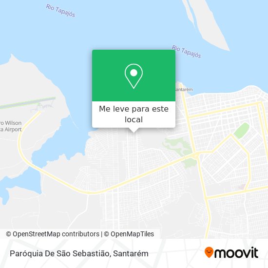 Paróquia De São Sebastião mapa