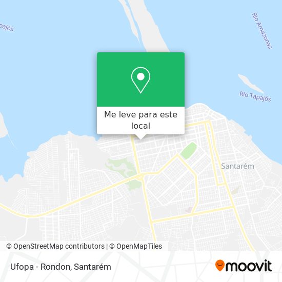 Ufopa - Rondon mapa