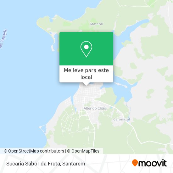 Sucaria Sabor da Fruta mapa