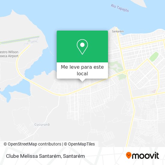Clube Melissa Santarém mapa