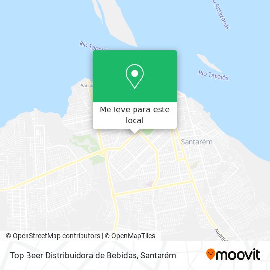 Top Beer Distribuidora de Bebidas mapa