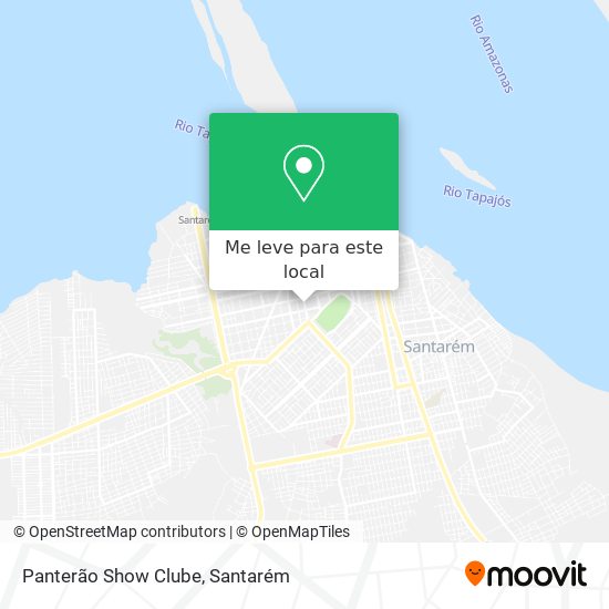 Panterão Show Clube mapa