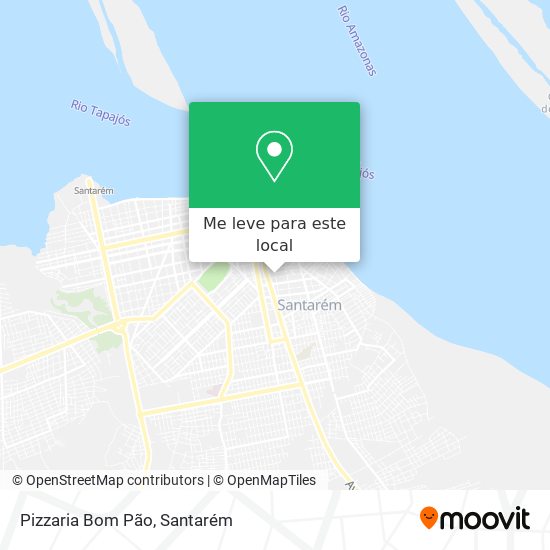 Pizzaria Bom Pão mapa