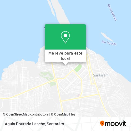 Águia Dourada Lanche mapa