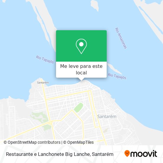 Restaurante e Lanchonete Big Lanche mapa