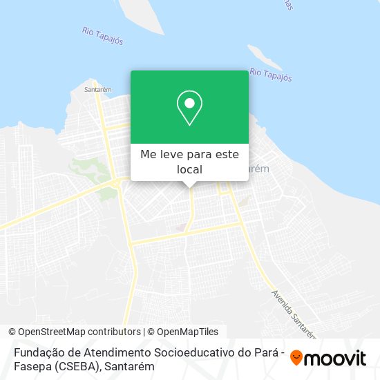 Fundação de Atendimento Socioeducativo do Pará - Fasepa (CSEBA) mapa
