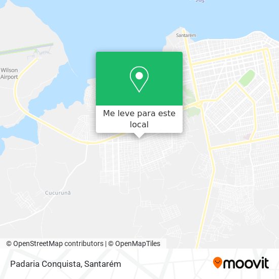 Padaria Conquista mapa